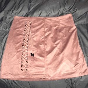 Lace Up Skirt